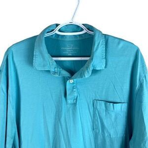 Vineyard Vines‎ Classic Fit Polo Shirt Mens 2XL Blue Short Sleeve Pima Cotton